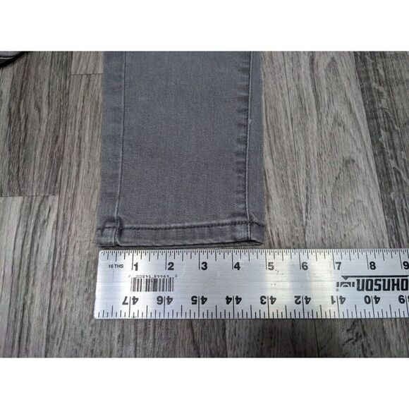 (3/$35) Mossimo Size 2 R Pockets Power Stretch Mid Rise Skinny Denim Grey Jeans - Picture 10 of 10